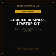 McKoy Courier Business Startup Kit | Guide + Contracting Directory