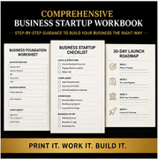 McKoy Business Launch Kit | Business Startup Workbook & Trackers