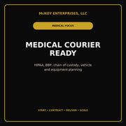 McKoy Courier Business Startup Kit | Guide + Contracting Directory