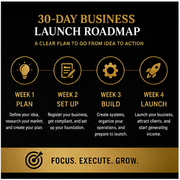 McKoy Business Launch Kit | Business Startup Workbook & Trackers